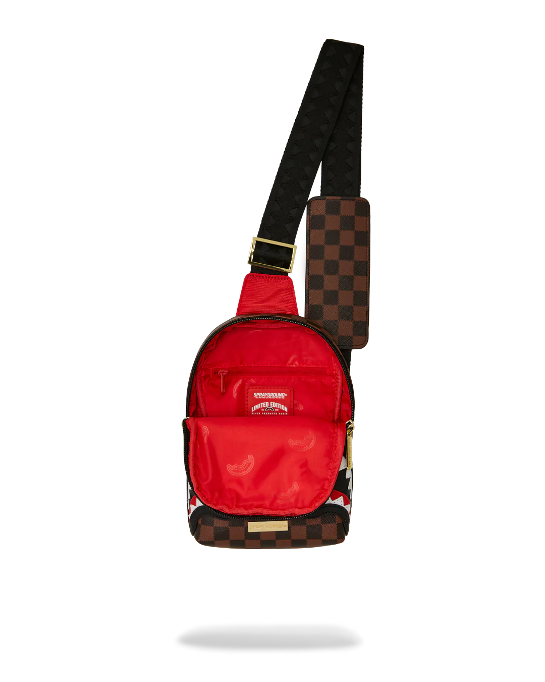 SAWTOOTH SHARKS IN PARIS ONE-STRAP SLING