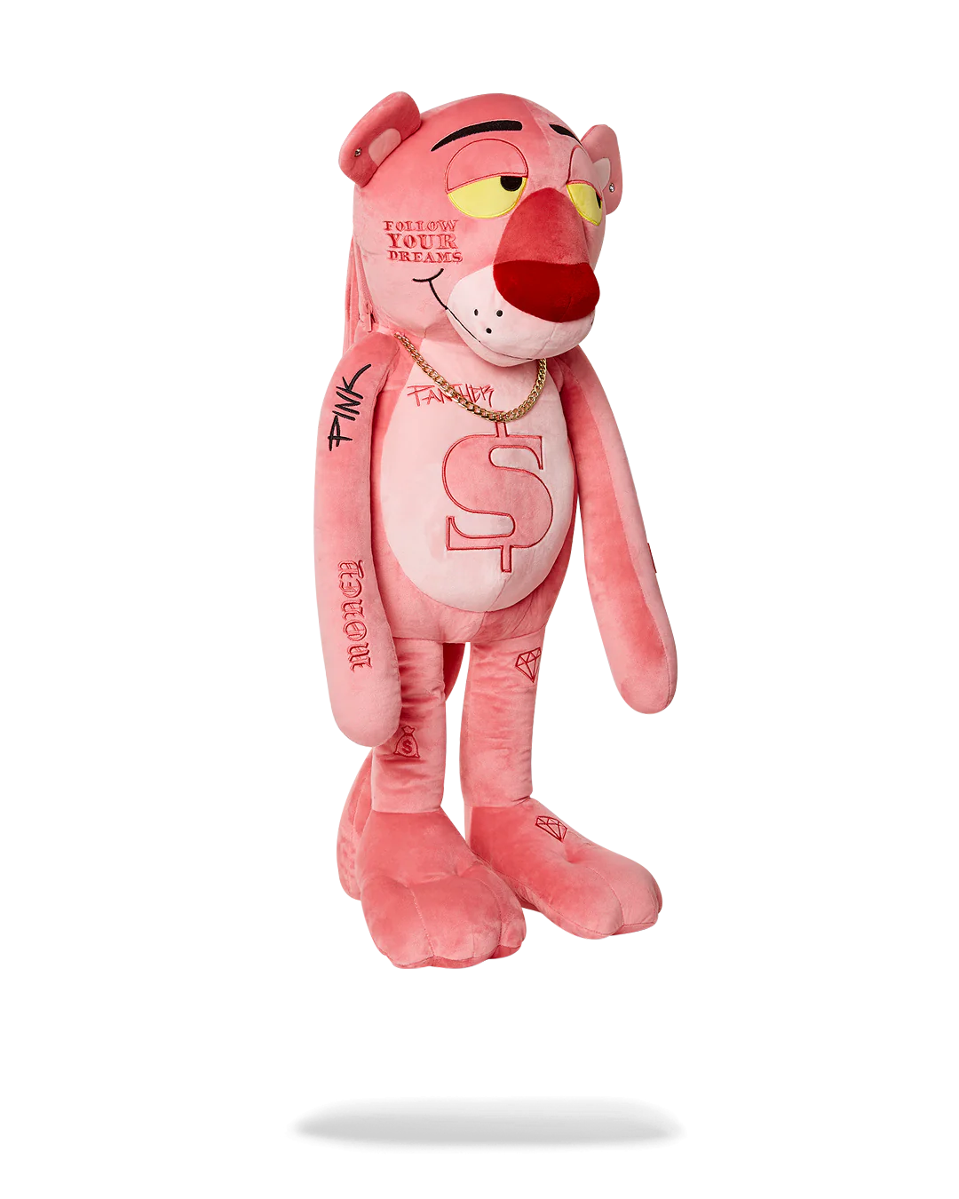 PINK PANTHER UP TO NO GOOD TEDDY BEAR BACKPACK