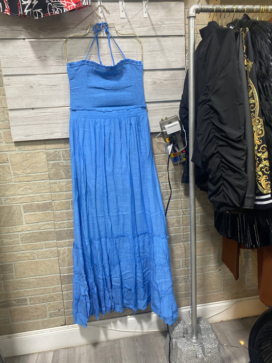 DD1006 Blue Maxi Dress