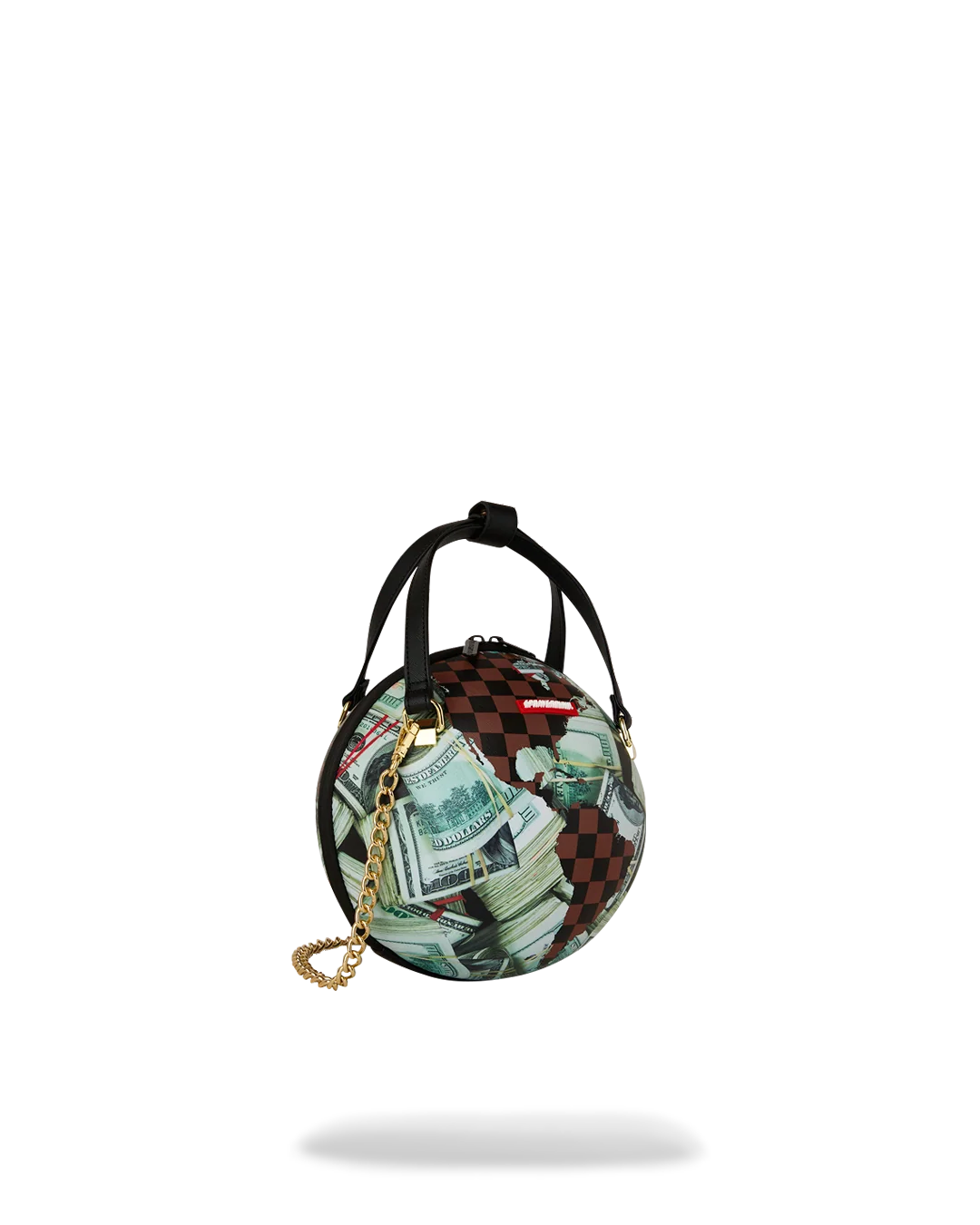 FULLY LOADED GLOBE HANDBAG