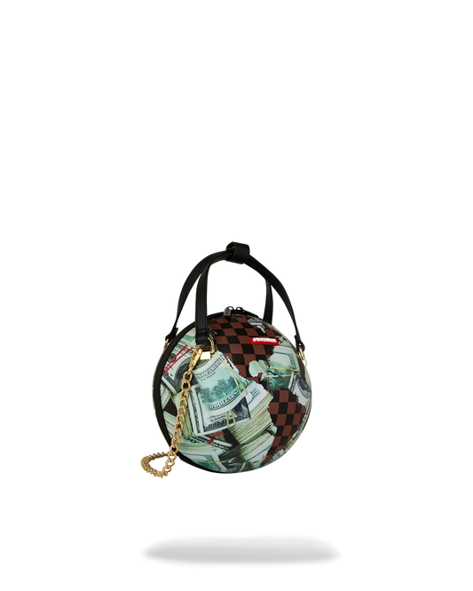 FULLY LOADED GLOBE HANDBAG
