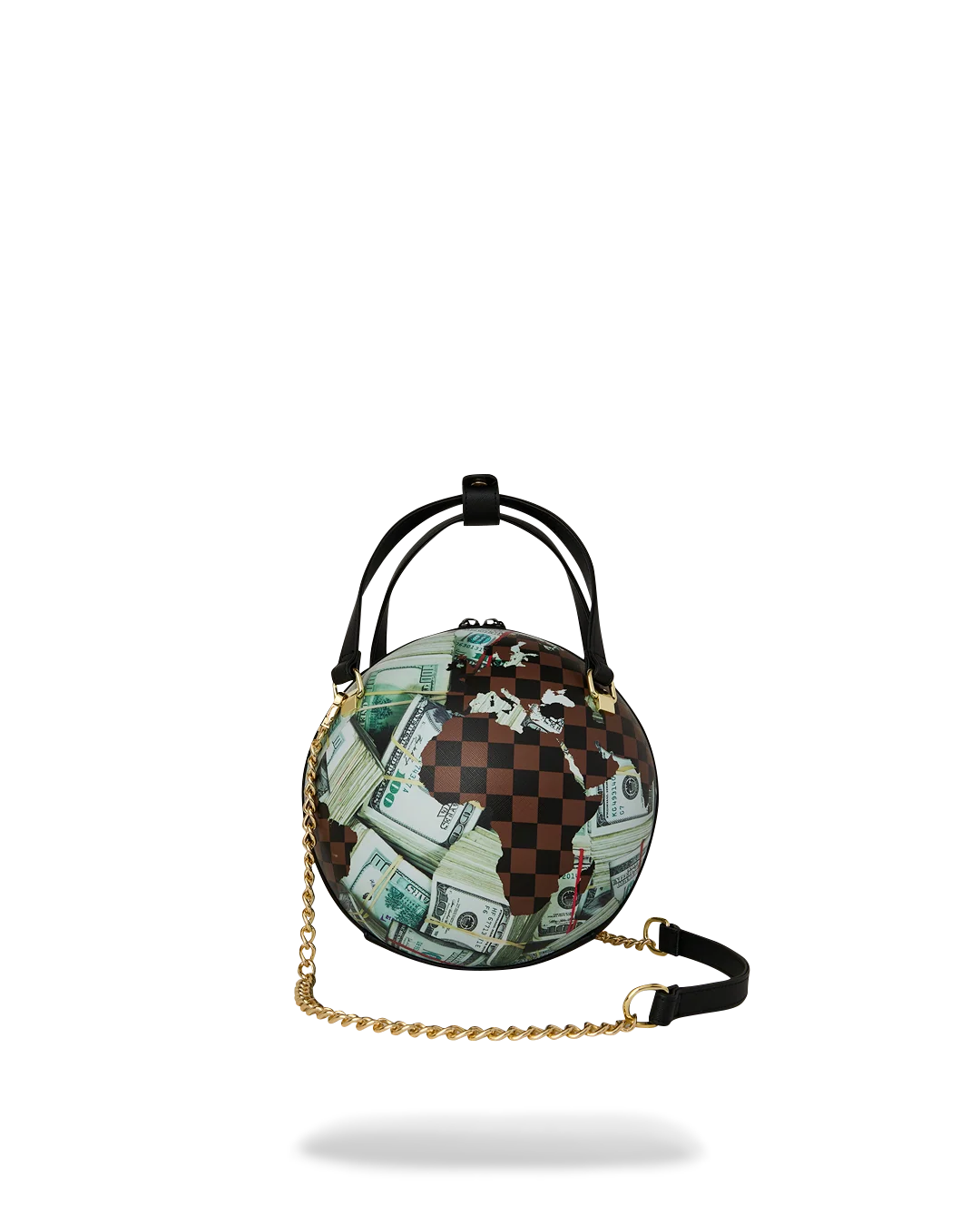 FULLY LOADED GLOBE HANDBAG