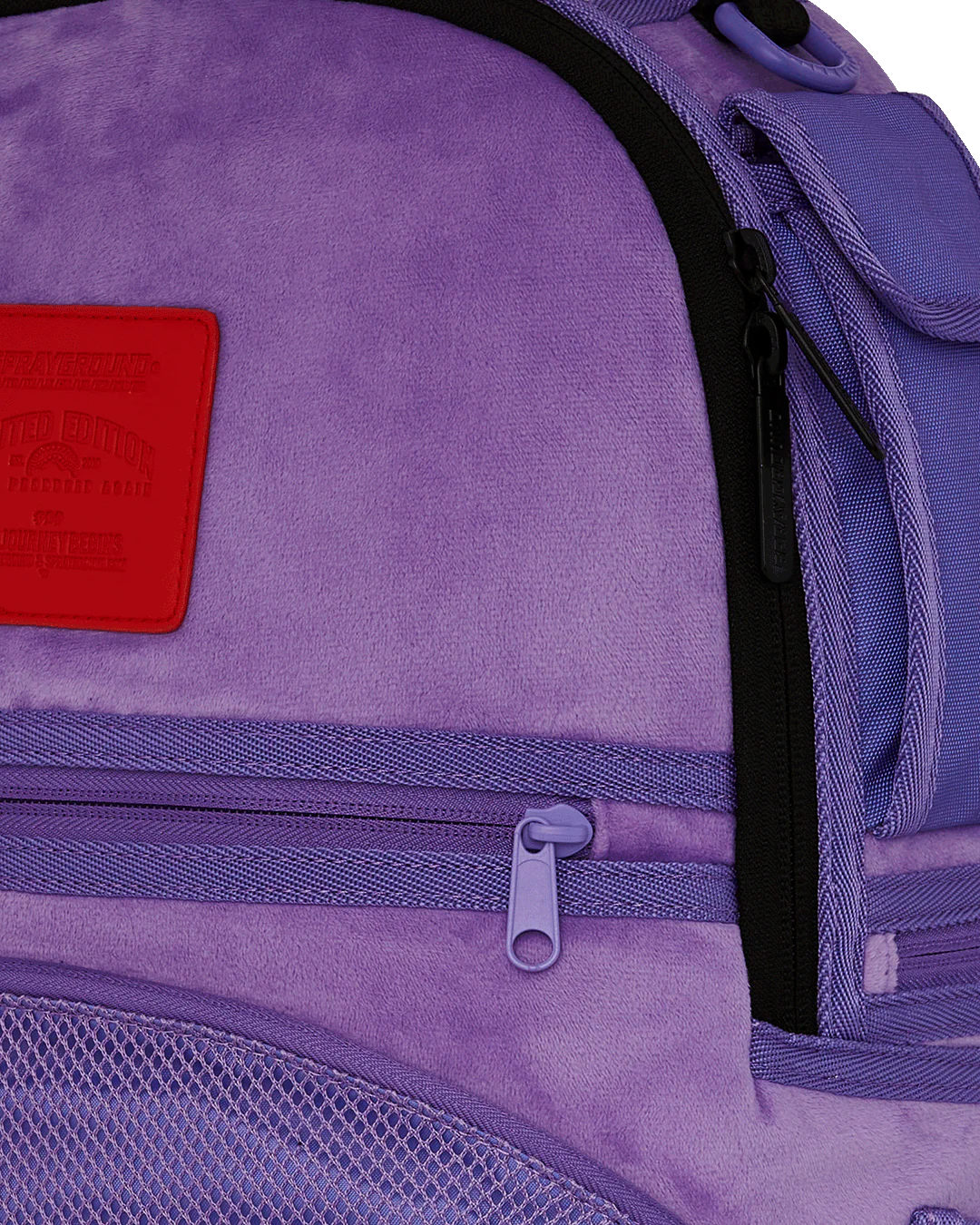 NOOO WAY!!! A REVERSIBLE BACKPACK - PURPLE VELOUR TO OG SHARKS IN PARIS BACKPACK