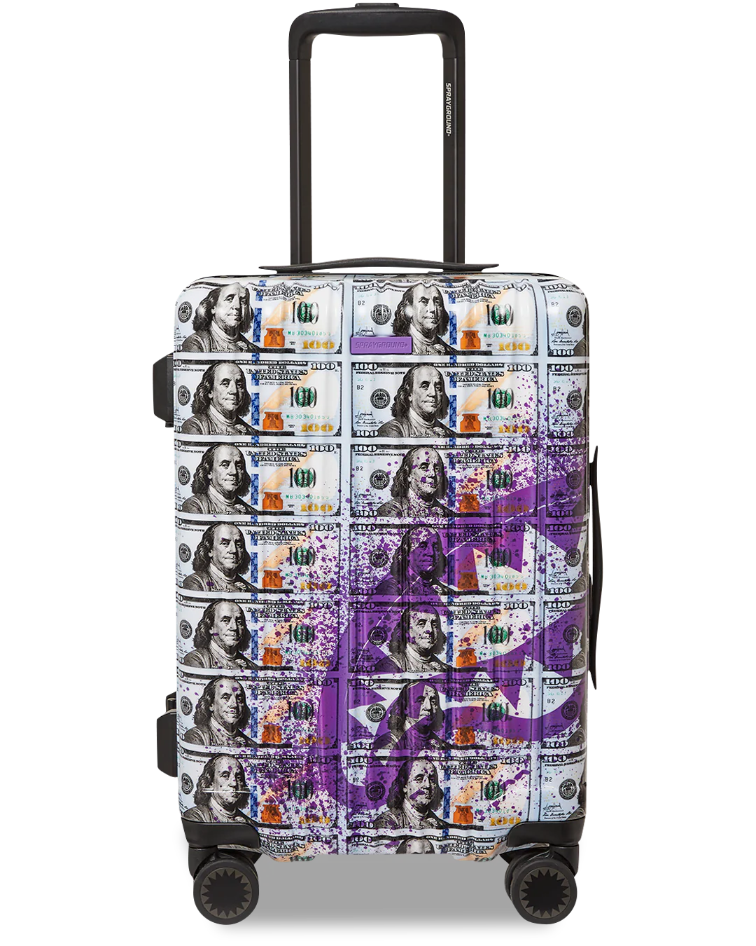 BILLIONS IN THE BANK HARD SHELL CARRY ON LUGGAGE