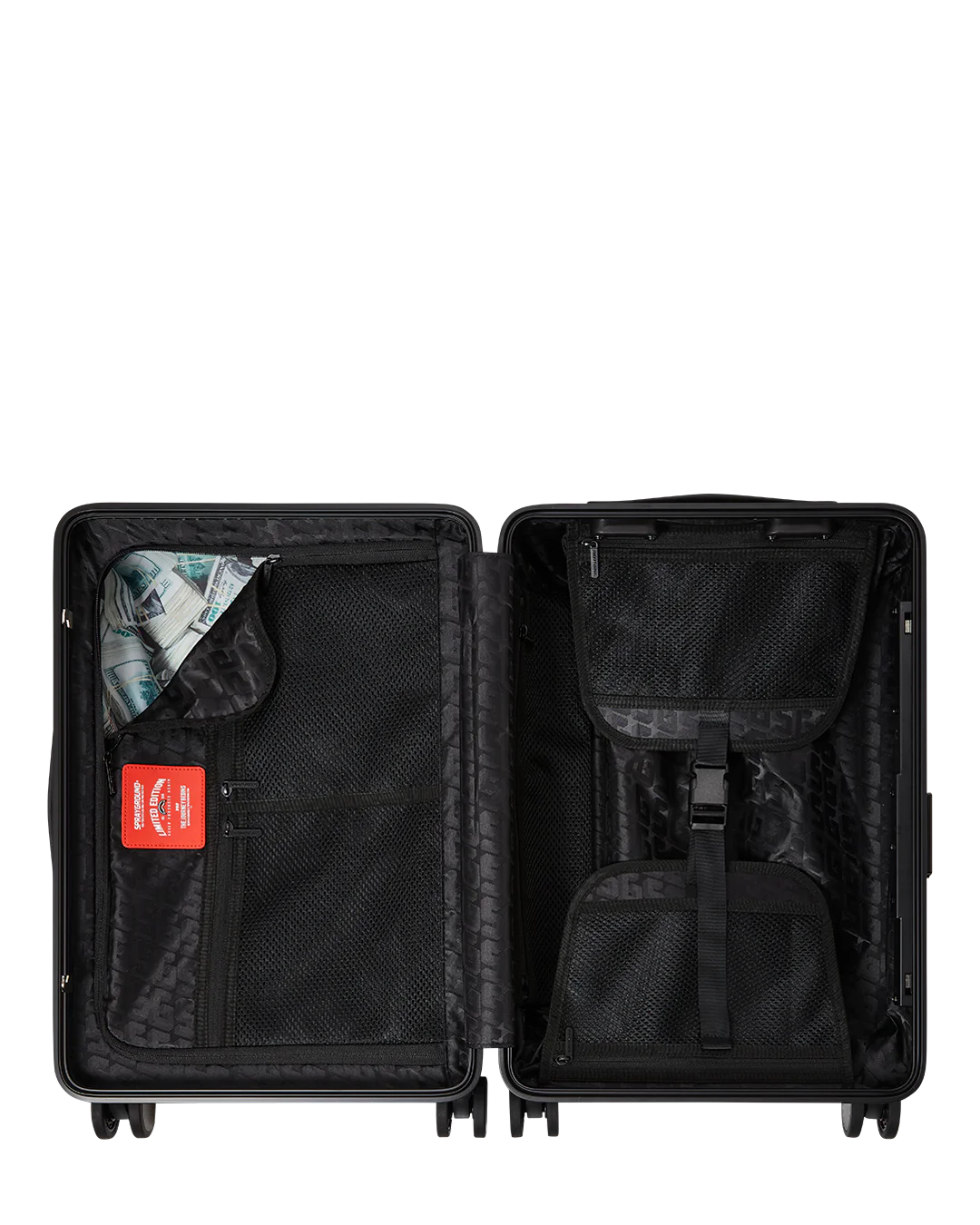 BILLIONS IN THE BANK HARD SHELL CARRY ON LUGGAGE