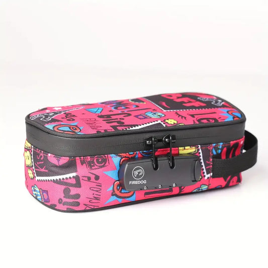 Butterfly-Patterned Smell Proof Bag with Lock