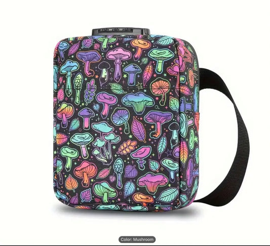 SMELL PROOF CROSSBODY GREY BAG